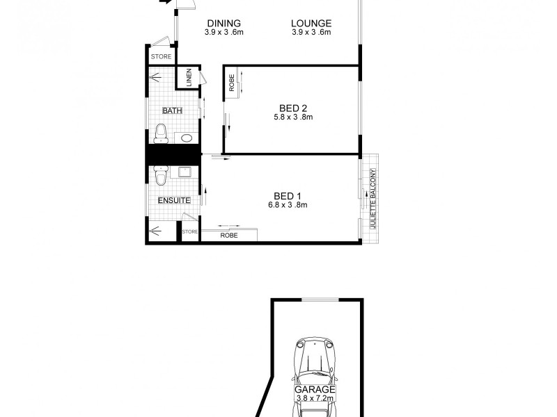 2/38-42 King Street, Buderim QLD 4556 Floorplan