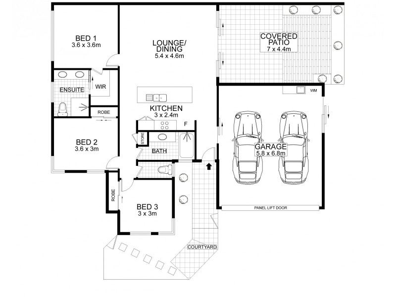 2/27 Tibouchina Street, Mountain Creek QLD 4557 Floorplan