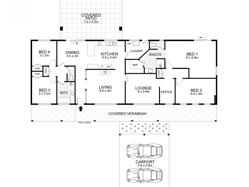 18 Piccabeen Crescent, Buderim QLD 4556 Floorplan