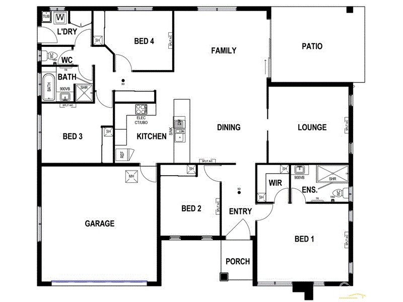 55 MARYLAND DRIVE, Deeragun QLD 4818 Floorplan
