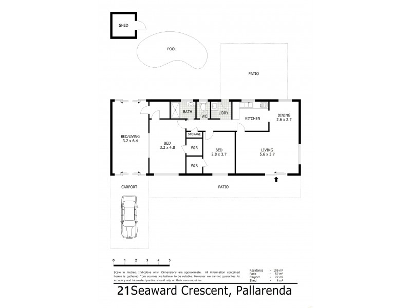 21 SEAWARD CRESCENT, Pallarenda QLD 4810 Floorplan