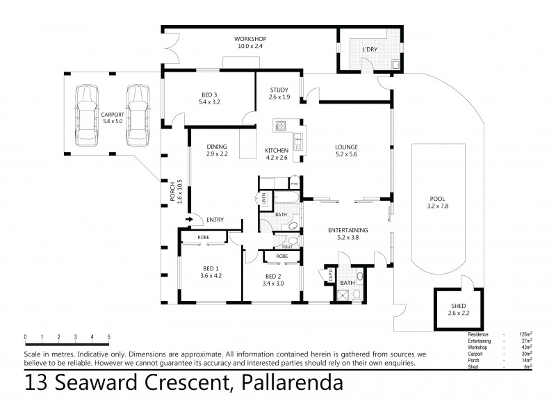 13 SEAWARD CRESCENT, Pallarenda QLD 4810 Floorplan