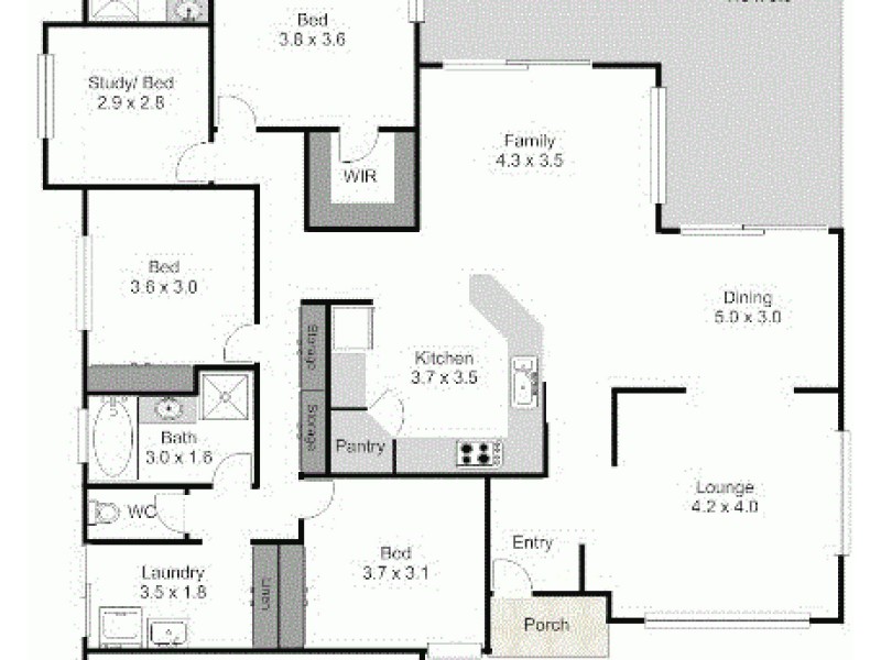 9 SANTIAGO COURT, Mount Louisa QLD 4814 Floorplan