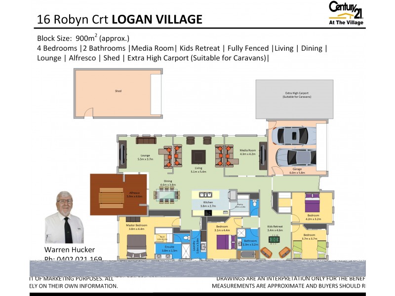 16 Robyn Court, Logan Village QLD 4207 Floorplan