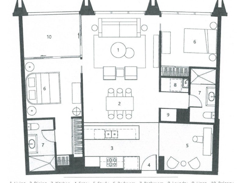 1 Marina Drive, Benowa QLD 4217 Floorplan