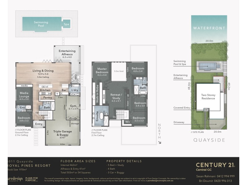 4011 QUAYSIDE, Benowa QLD 4217 Floorplan