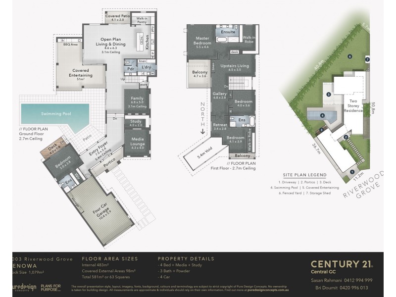 5003 RIVERWOOD GROVE, Benowa QLD 4217 Floorplan
