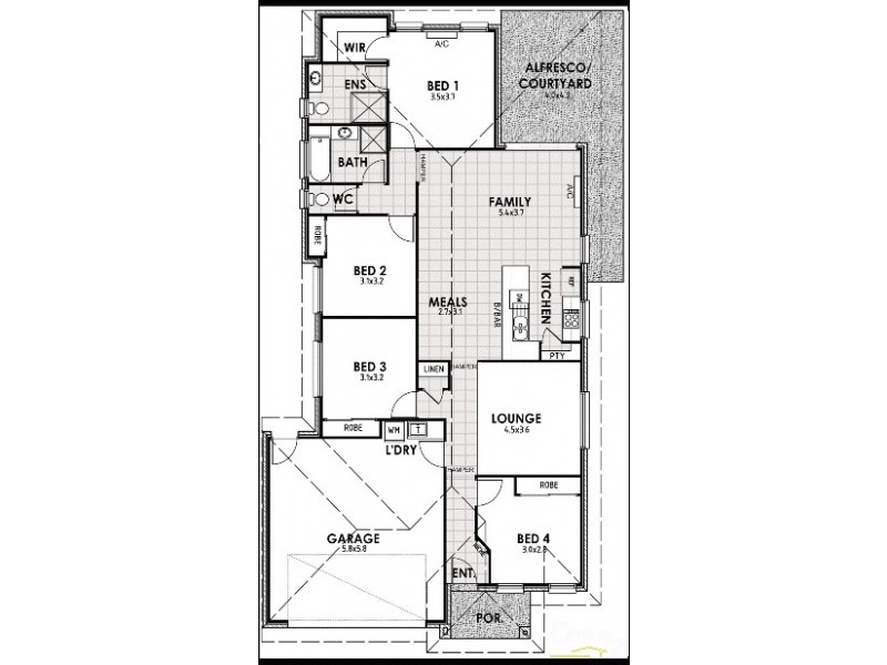 22 Marmoset Cct, Dakabin QLD 4503 Floorplan