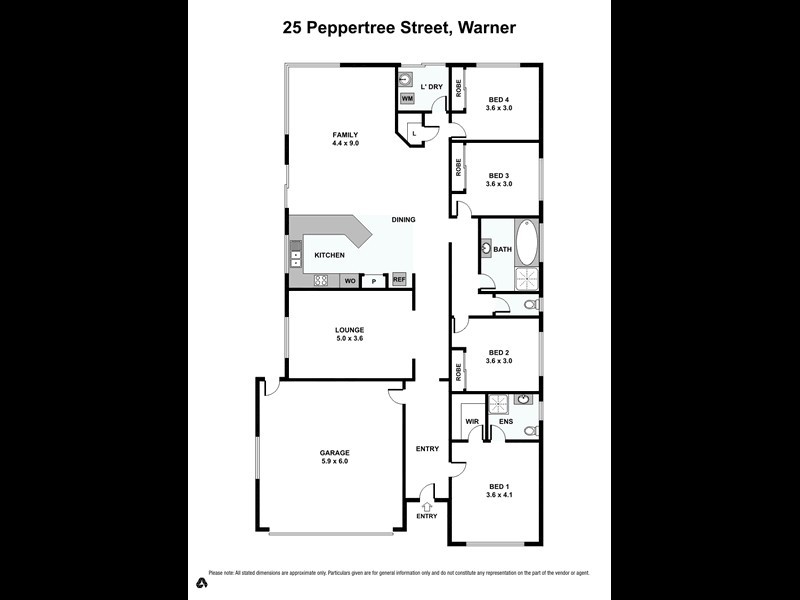25  Peppertree Street, Warner QLD 4500 Floorplan