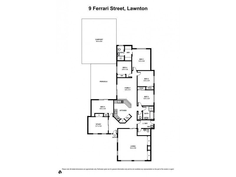 9 Ferrari Street, Lawnton QLD 4501 Floorplan