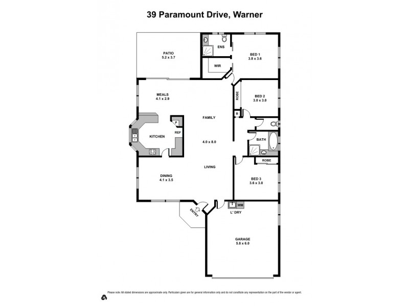 39 Paramount Drive, Warner QLD 4500 Floorplan