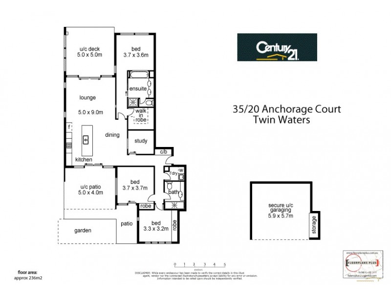 35/20 Anchorage Circuit, Twin Waters QLD 4564 Floorplan