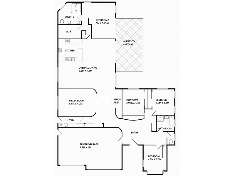 34 Stillwater Drive, Twin Waters QLD 4564 Floorplan
