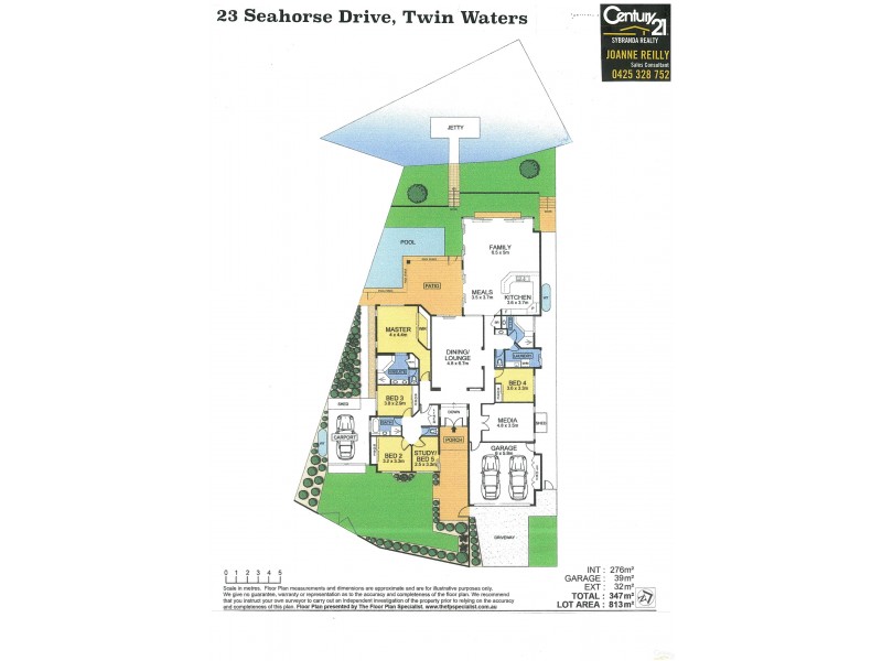 23 Seahorse Drive, Twin Waters QLD 4564 Floorplan