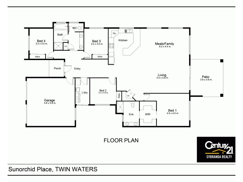 9 Sunorchid Place, Twin Waters QLD 4564 Floorplan