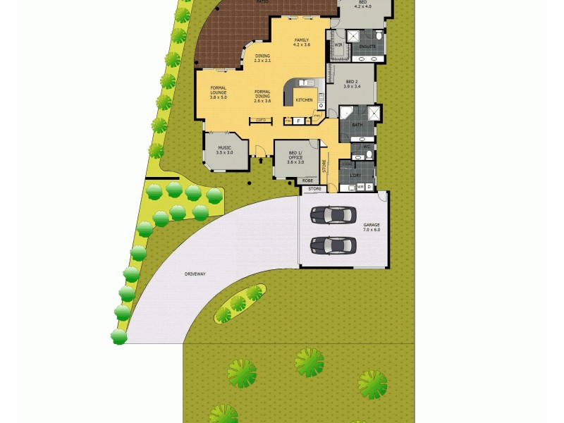 11 Tamarind PL, Twin Waters QLD 4564 Floorplan