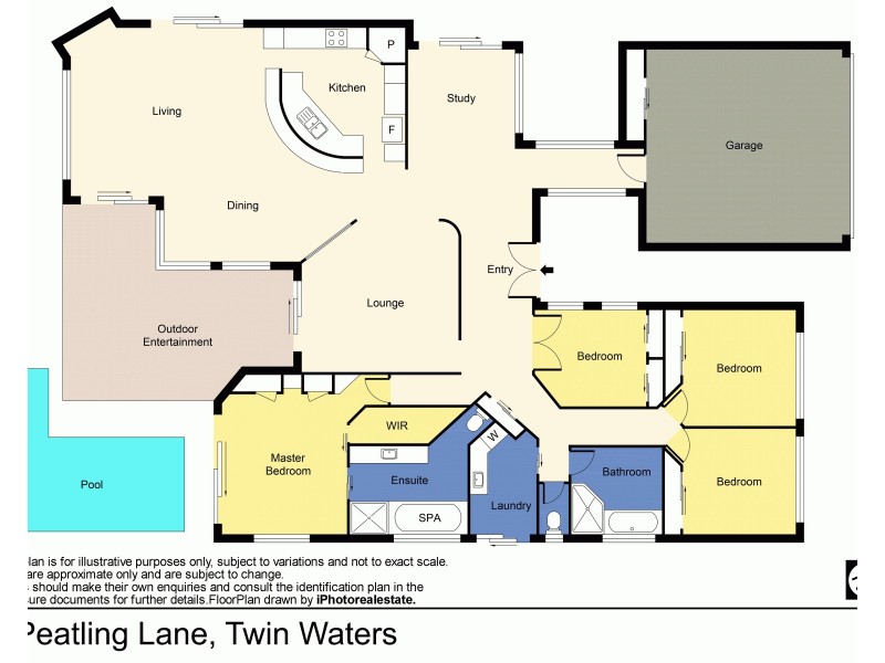 8 Peatling Lane, Twin Waters QLD 4564 Floorplan