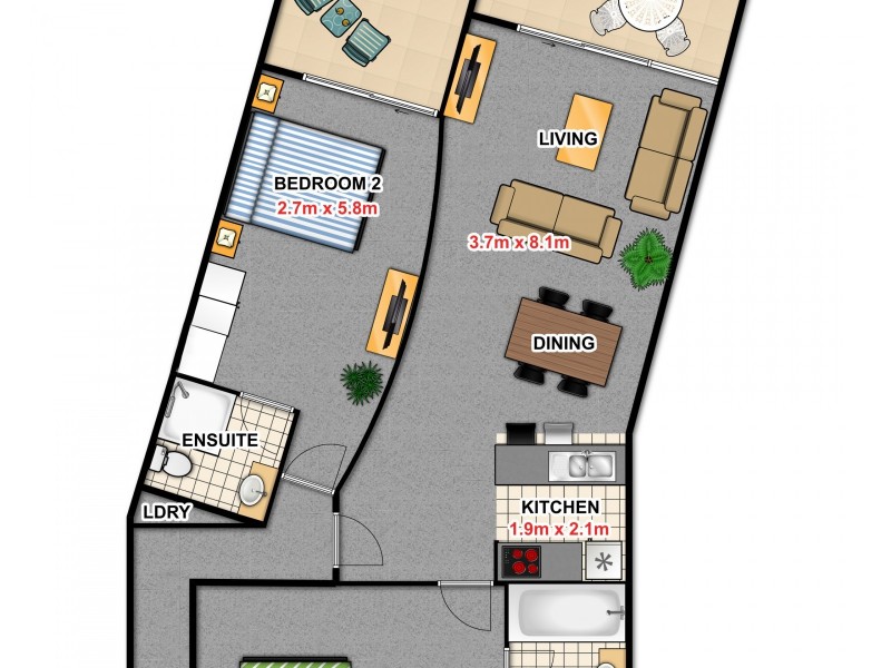 1106/923 David Low Way, Marcoola QLD 4564 Floorplan