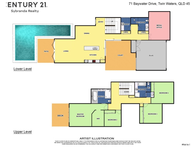 71 Baywater Drive, Twin Waters QLD 4564 Floorplan