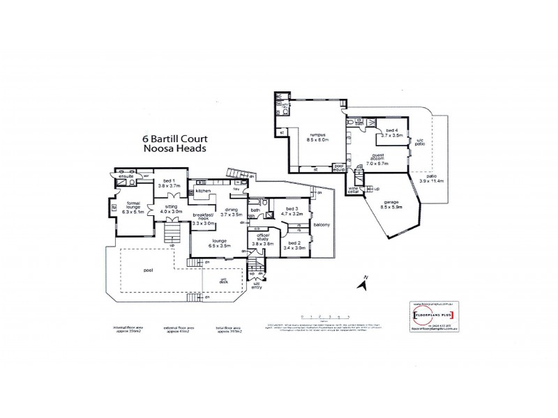6 Bartill Court, Noosa Heads QLD 4567 Floorplan
