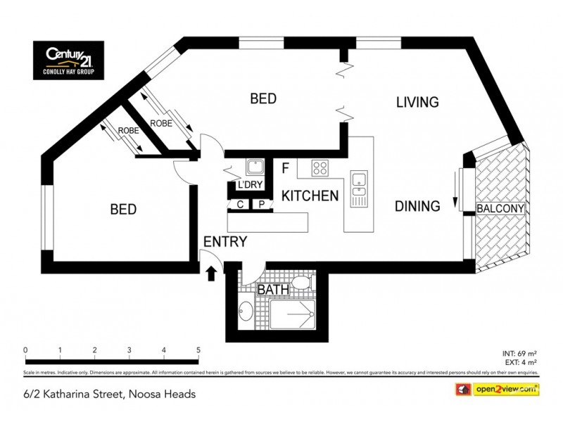 6/2 Katharina Street, Noosa Heads QLD 4567 Floorplan