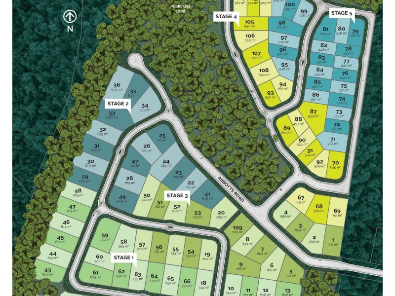 Lots 1-109/50 Abbotts Road (Habitat Palmwoods.), Palmwoods QLD 4555