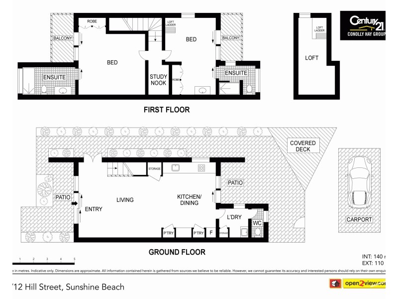 1/12 Hill Street, Sunshine Beach QLD 4567 Floorplan