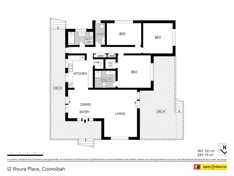132 Illoura Place, Cooroibah QLD 4565 Floorplan