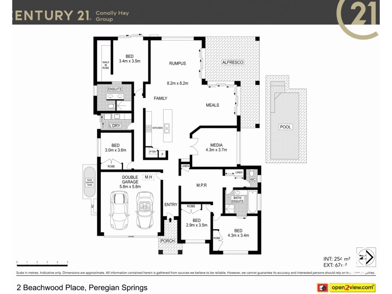 2 Beachwood Place, Peregian Springs QLD 4573 Floorplan