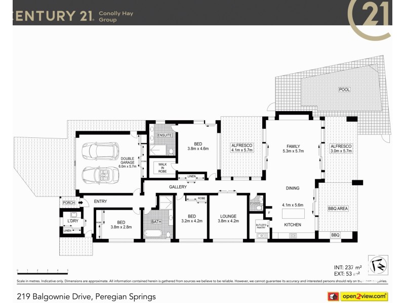 219 Balgownie Drive, Peregian Springs QLD 4573 Floorplan