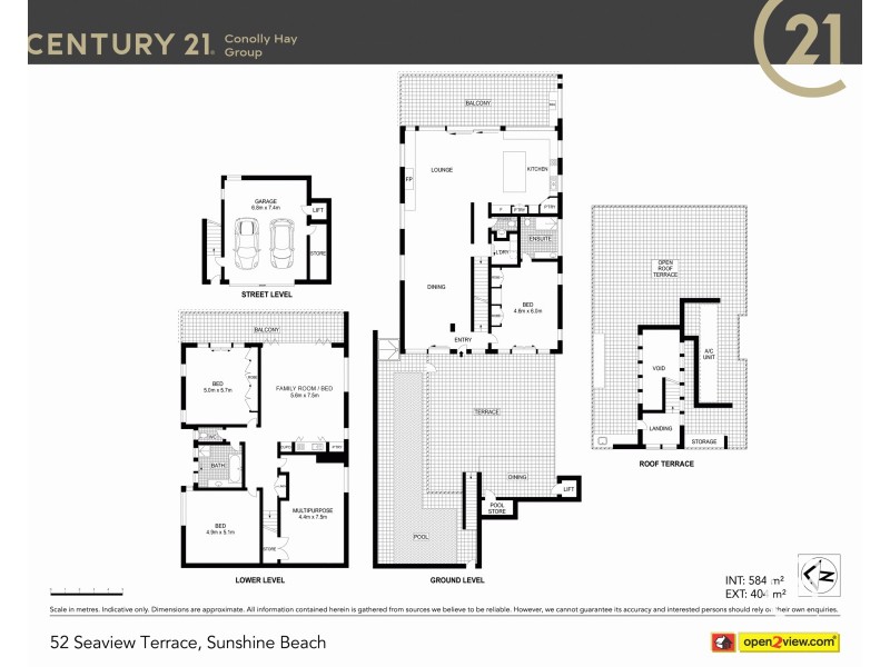 52 Seaview Terrace, Sunshine Beach QLD 4567 Floorplan