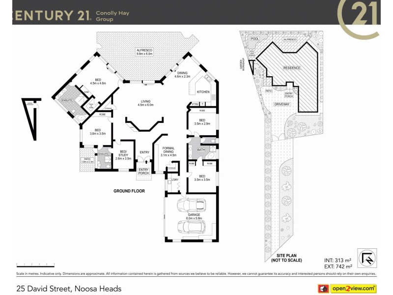 25 David Street, Noosa Heads QLD 4567 Floorplan