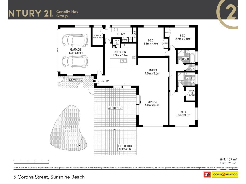 5 Corona Street, Sunshine Beach QLD 4567 Floorplan