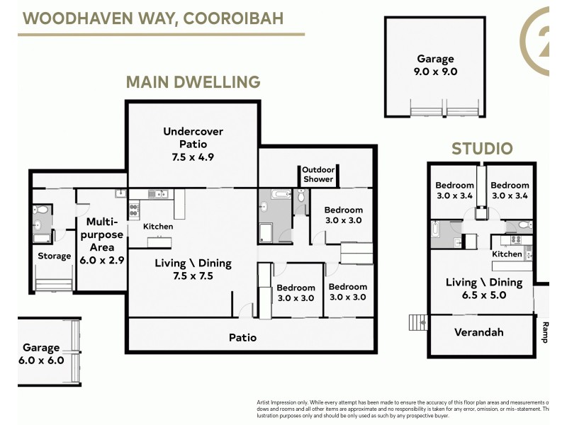 6 Woodhaven Way, Cooroibah QLD 4565 Floorplan