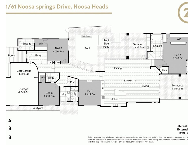 541/61 Noosa Springs Drive, Noosa Heads QLD 4567 Floorplan