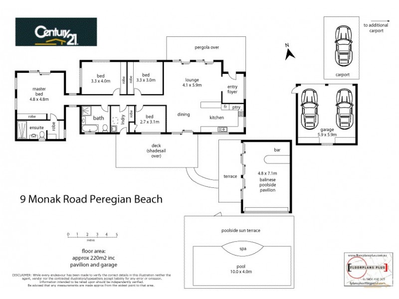 9 Monak Rd, Peregian Beach QLD 4573 Floorplan