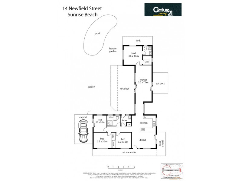 42 Newfield Street, Sunrise Beach QLD 4567 Floorplan