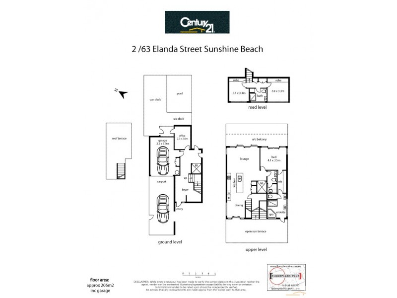 2/63 Elanda Street, Sunshine Beach QLD 4567 Floorplan