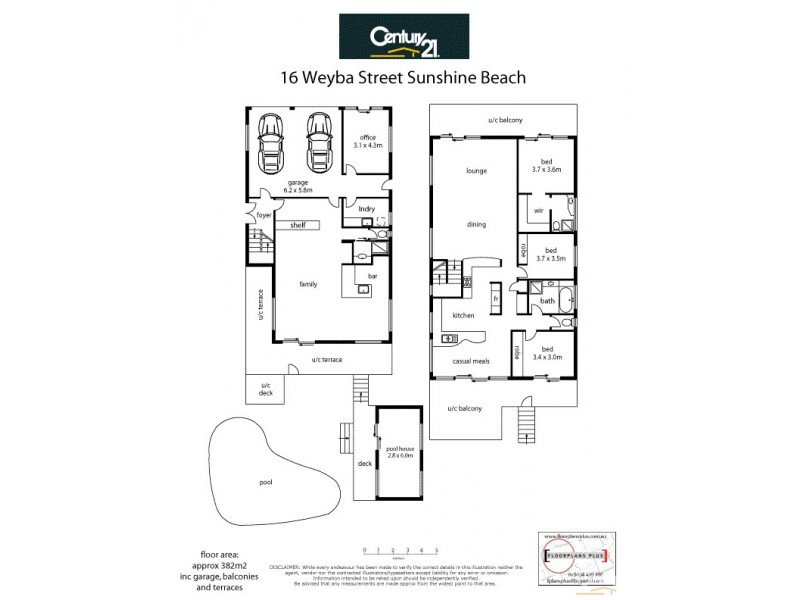 16 Weyba Street, Sunshine Beach QLD 4567 Floorplan