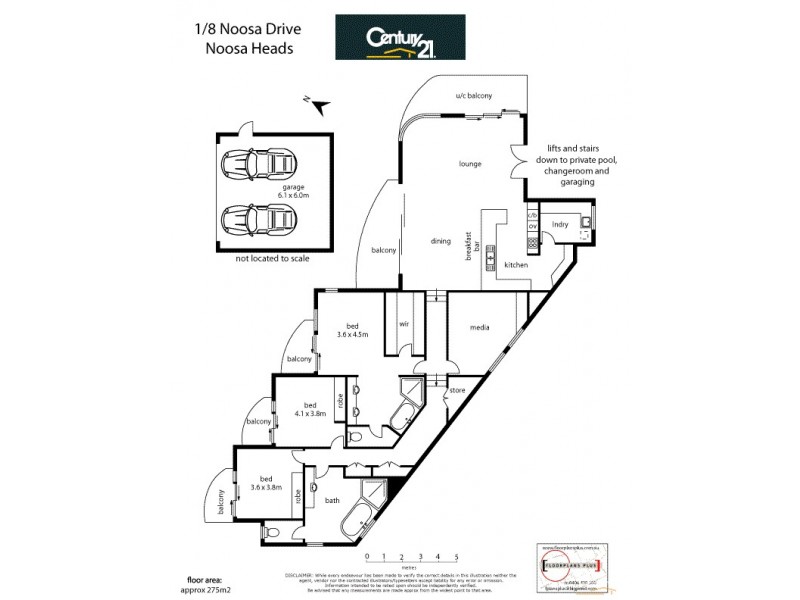 1/8 Noosa Drive, Noosa Heads QLD 4567 Floorplan