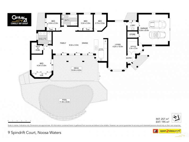 9 Spindrift Court, Noosa Waters QLD 4566 Floorplan