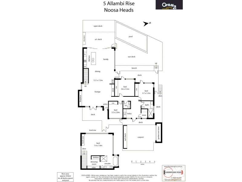 5 Allambi Rise, Noosa Heads QLD 4567 Floorplan