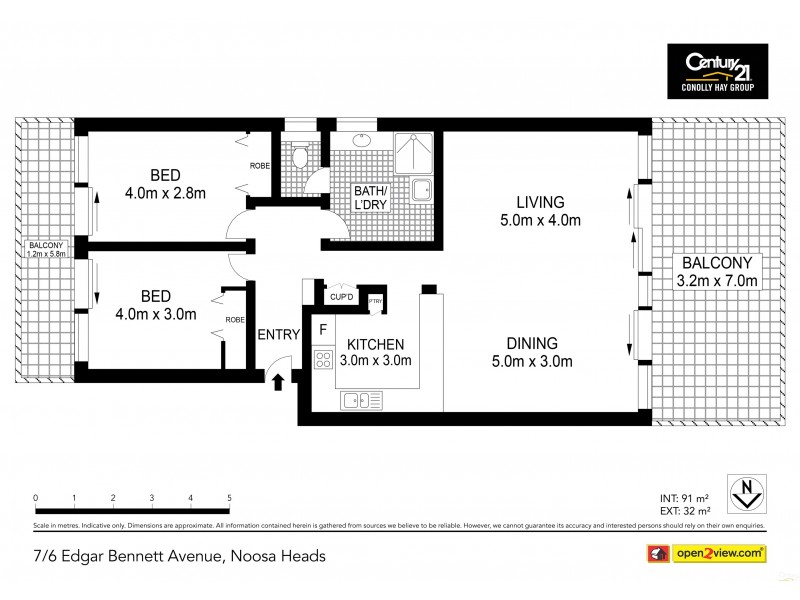 7/6 Edgar Bennett Avenue, Noosa Heads QLD 4567 Floorplan