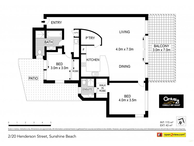 2/20 Henderson Street, Sunshine Beach QLD 4567 Floorplan