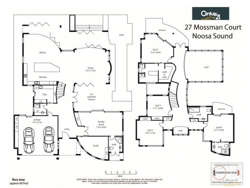27 Mossman Court, Noosa Heads QLD 4567 Floorplan