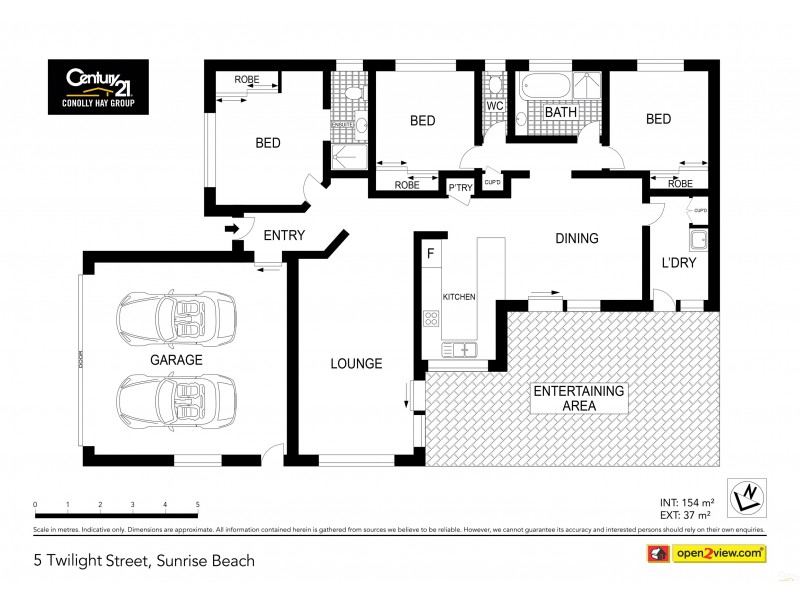 5 Twilight Street, Sunrise Beach QLD 4567 Floorplan