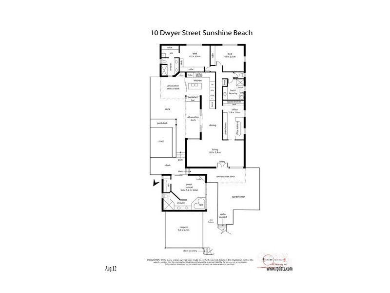 10 Dwyer Street, Sunshine Beach QLD 4567 Floorplan