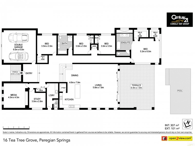 16 Tea Tree Grove, Peregian Springs QLD 4573 Floorplan