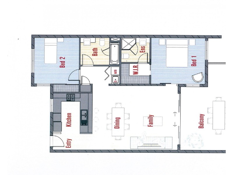 28/52 Bestman Ave, Bongaree QLD 4507 Floorplan