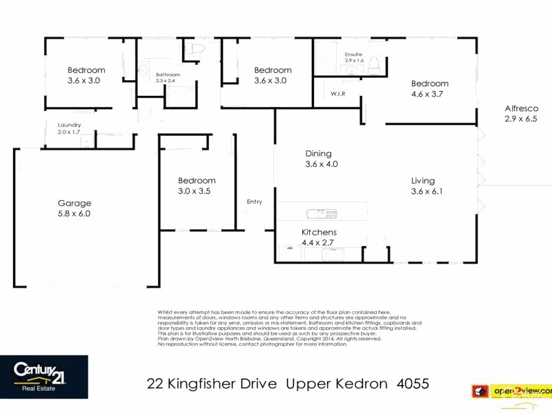 22 Kingfisher Drive, Upper Kedron QLD 4055 Floorplan
